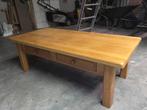 Blank eiken salontafel., Huis en Inrichting, Ophalen, 100 tot 150 cm, 50 tot 100 cm, Zo goed als nieuw