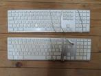 2 Apple model A1243 USB keyboards met defecten, Computers en Software, Ophalen of Verzenden, Gebruikt, Overige modellen, Onbekend
