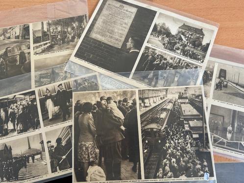 Oorlog knipsels en flyer aanpakken uit 1945, Verzamelen, Tijdschriften, Kranten en Knipsels, Knipsel(s), 1940 tot 1960, Ophalen of Verzenden