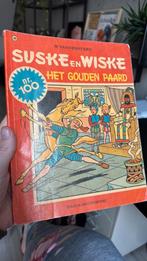 Suske en Wiske - Het Gouden Paard. Nummer 100 uit 1972, Eén stripboek, Ophalen of Verzenden, Gelezen
