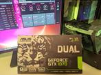 ASUS DUAL-GTX1070-8G | 8GB GDDR5 | Originele Doos, Computers en Software, Videokaarten, PCI-Express 3, Gebruikt, DisplayPort, Ophalen of Verzenden
