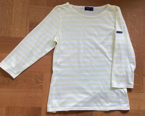 SAINT JAMES - Marnière Galathee II - Citron/Neige - XS, Kleding | Dames, T-shirts, Zo goed als nieuw, Maat 34 (XS) of kleiner