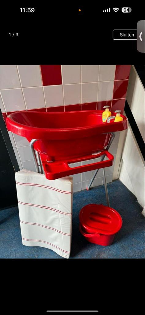 Babybadje en accessoires Bébé Jou, Kinderen en Baby's, Badjes en Verzorging, Zo goed als nieuw, Badje, Overige merken, Standaard