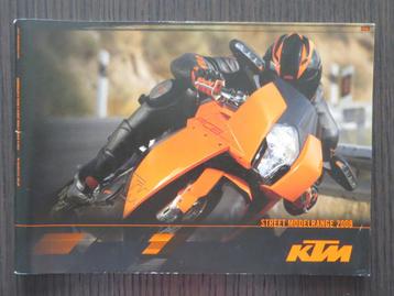 Folder KTM Street + Offroad Modelrange 2008 beschikbaar voor biedingen