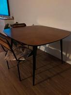 vierkante  4 persoons eettafel, Huis en Inrichting, Ophalen, Gebruikt, Vierkant, Vier personen