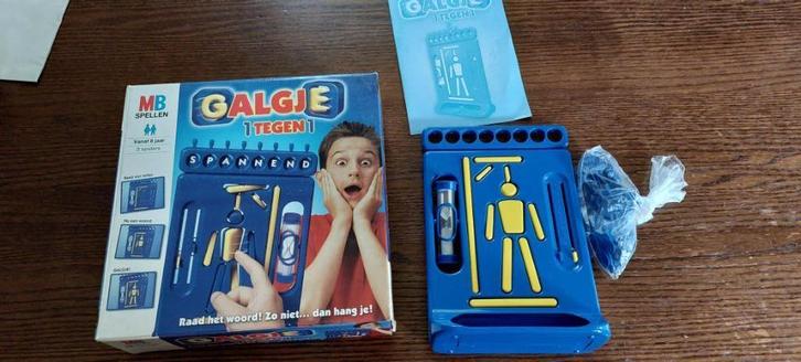 Spel galgje van MB. 2 spelers vanaf 6 jaar, Hobby en Vrije tijd, Gezelschapsspellen | Bordspellen, Zo goed als nieuw, Ophalen of Verzenden