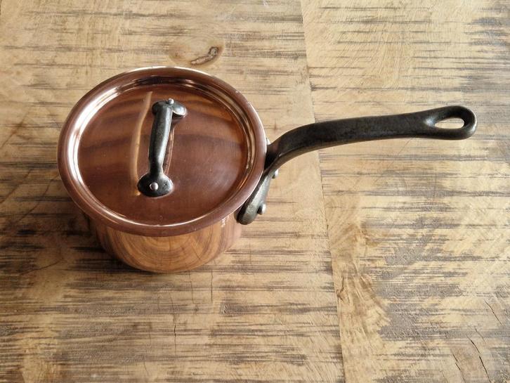 Mauviel koperen pan Dehellerin Paris, Huis en Inrichting, Keuken | Potten en Pannen, Gebruikt, Overige typen, Overige materialen