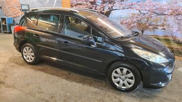 Peugeot 207 1.4 VTI 16V SW 2007 Zwart Airco beschikbaar voor biedingen
