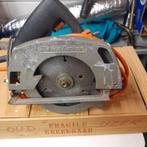 Cirkelzaag, Doe-het-zelf en Verbouw, Gereedschap | Zaagmachines, Gebruikt, Cirkelzaag, Black+Decker, Ophalen of Verzenden