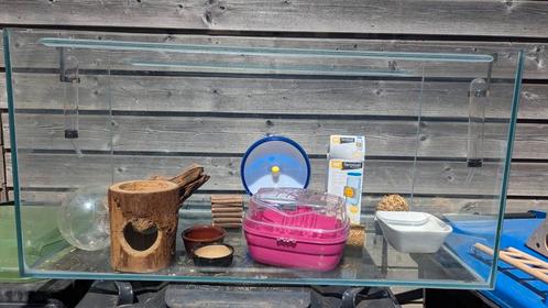 Groot hamster verblijf 80x40, Dieren en Toebehoren, Knaagdieren en Konijnen | Hokken en Kooien, Zo goed als nieuw, Kooi, Minder dan 60 cm