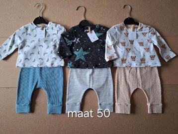 Nieuw! Babykleding babysetje boxpakje maat 50 56 62 68  beschikbaar voor biedingen