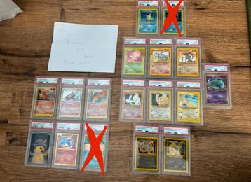 Gave PSA slabs met onder andere shinings uit de neo serie beschikbaar voor biedingen