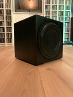 REL Q200E subwoofer, Subwoofer, Zo goed als nieuw, 120 watt of meer, Ophalen