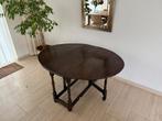 Antieke Engelse gateleg table, Ophalen, 100 tot 150 cm, 50 tot 100 cm, Zo goed als nieuw