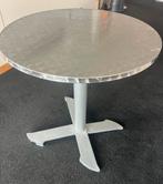 Aluminium Bistrot Tafel - Ronde Tafel, Tuin en Terras, Tuintafels, Ophalen, Gebruikt, Rond, Aluminium