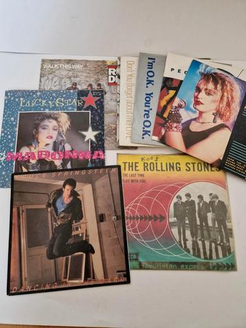 Vinyl singles bruce springsteen madonna the rolling stones