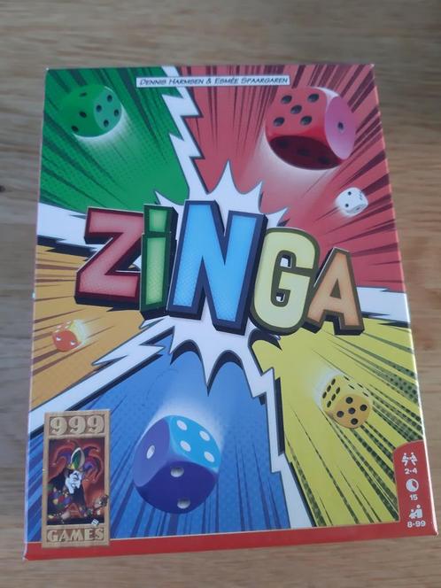 Zinga spel - dobbelspel, Hobby en Vrije tijd, Gezelschapsspellen | Kaartspellen, Zo goed als nieuw, Ophalen of Verzenden