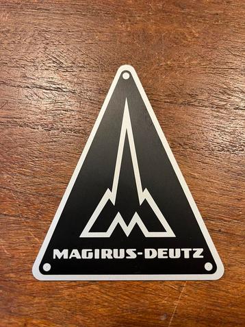 Aluminium plaatje MAGIRUS beschikbaar voor biedingen