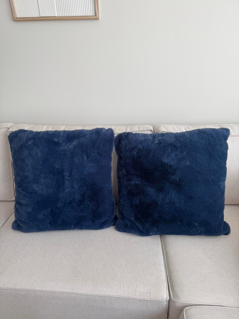 Grote sierkussens blauw van Dutch Decor, Ophalen of Verzenden, Nieuw, Blauw, Vierkant