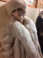 Witte mega dikke polar SAGA FOX bontjas bont jas maat L, Ophalen of Verzenden, Zo goed als nieuw, Maat 38/40 (M), Wit