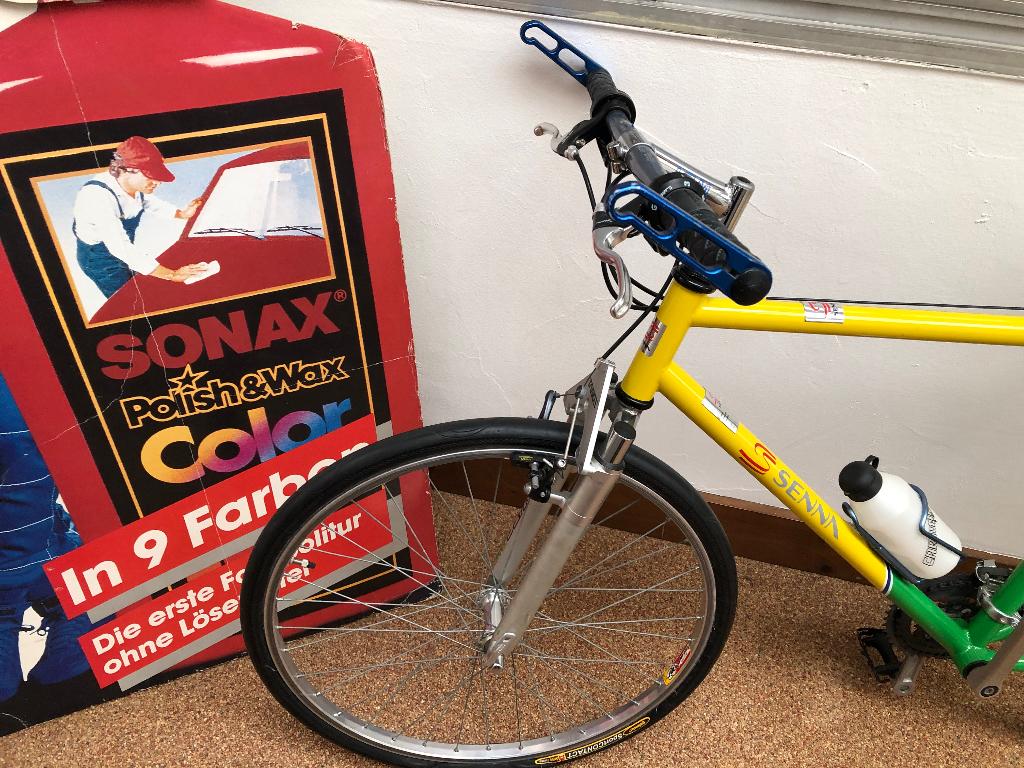 GEZOCHT: Ayrton Senna mountainbike, Ophalen of Verzenden, Zo goed als nieuw