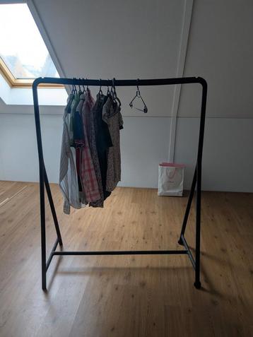 Ikea Turbo Kledingrek - Zwart - Met Wielen beschikbaar voor biedingen