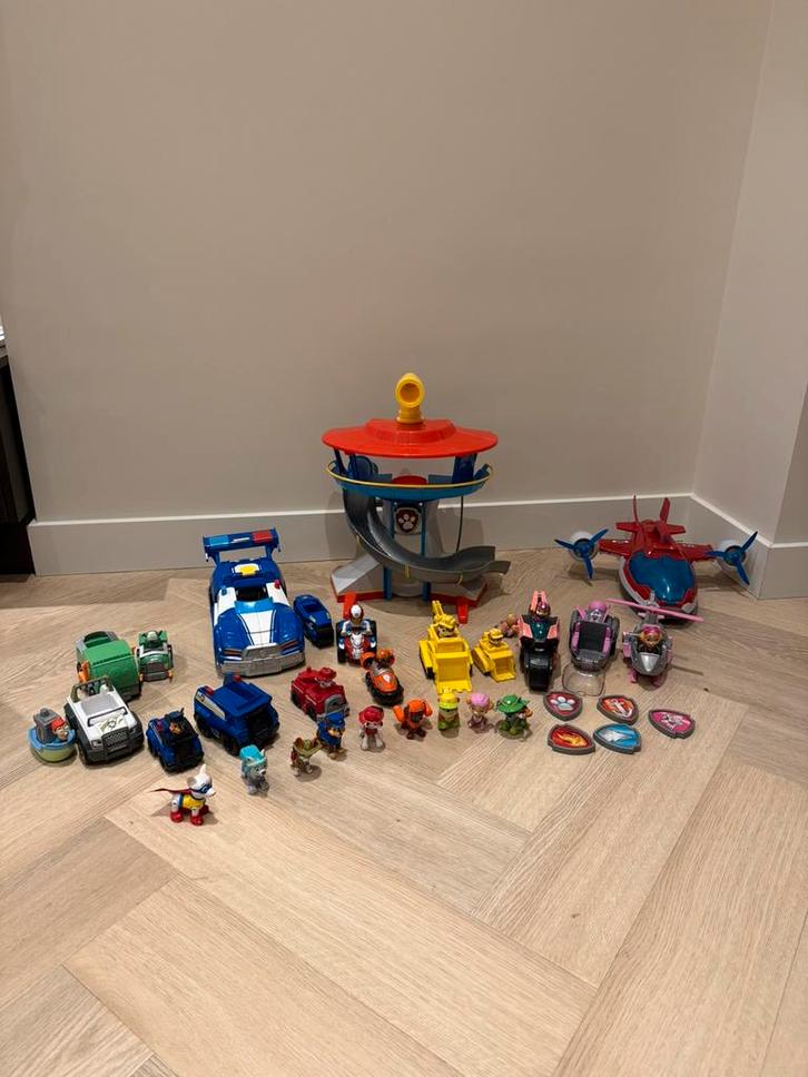 Paw Patrol set, Kinderen en Baby's, Speelgoed | Actiefiguren, Zo goed als nieuw, Ophalen of Verzenden