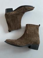 Groen/Bruine Suède Enkellaarzen van Sacha Maat 41, Kleding | Dames, Schoenen, Ophalen of Verzenden, Zo goed als nieuw, Bruin, Lage of Enkellaarzen