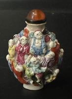 Reliëfdecor 18luohan snuiffles 19e eeuw China, Antiek en Kunst, Ophalen of Verzenden