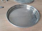 Verzilverd dienblad, Huis en Inrichting, Woonaccessoires | Dienbladen, Ophalen of Verzenden, Gebruikt, Metaal