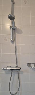 Grohe thermostaatkraan met glijstang en handdouche, Doe-het-zelf en Verbouw, Sanitair, Ophalen, Zo goed als nieuw, Chroom, Douche