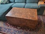 Teakhouten salontafel, Ophalen, 100 tot 150 cm, 50 tot 100 cm, Zo goed als nieuw