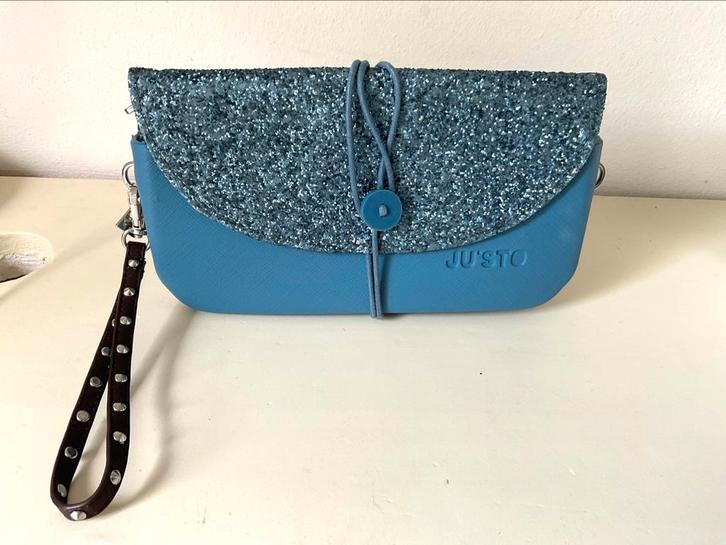Justo j-posh tasje, Sieraden, Tassen en Uiterlijk, Tassen | Damestassen, Zo goed als nieuw, Zwart, Ophalen of Verzenden