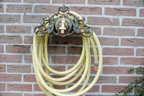 Nostalgische buitenkraan met slanghouder, Tuin en Terras, Buitenkranen, Nieuw, Ophalen of Verzenden