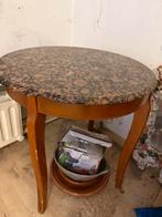 Tafel met verzwaard blad, 45 tot 60 cm, Minder dan 55 cm, Gebruikt, Rond