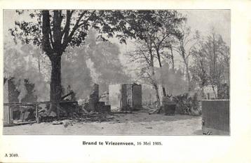 Brand te Vriezenveen, 16 Mei 1905 - ongelopen beschikbaar voor biedingen