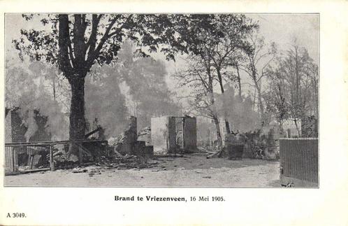 Brand te Vriezenveen, 16 Mei 1905 - ongelopen, Verzamelen, Ansichtkaarten | Nederland, Ongelopen, Limburg, Voor 1920, Verzenden