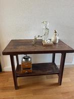 Vintage eiken art deco tafel dressoir hal gang antiek plant, Antiek en Kunst, Ophalen