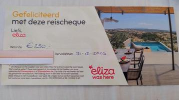 Eliza was here reischeque twv eur 250,00 beschikbaar voor biedingen