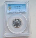 25 cent 1950 PCGS MS64 POP 2/4, Ophalen of Verzenden, Koningin Juliana, 25 cent, Losse munt