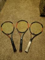 Tennis Rackets Wilson Burn 100 3x, Sport en Fitness, Tennis, Gebruikt, Racket, L3, Ophalen