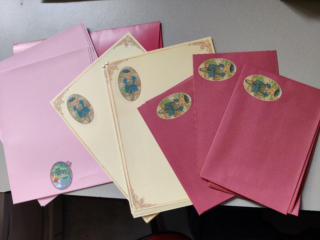 Vintage Briefpapier Set, Verzenden, Nieuw, Knutselwerk