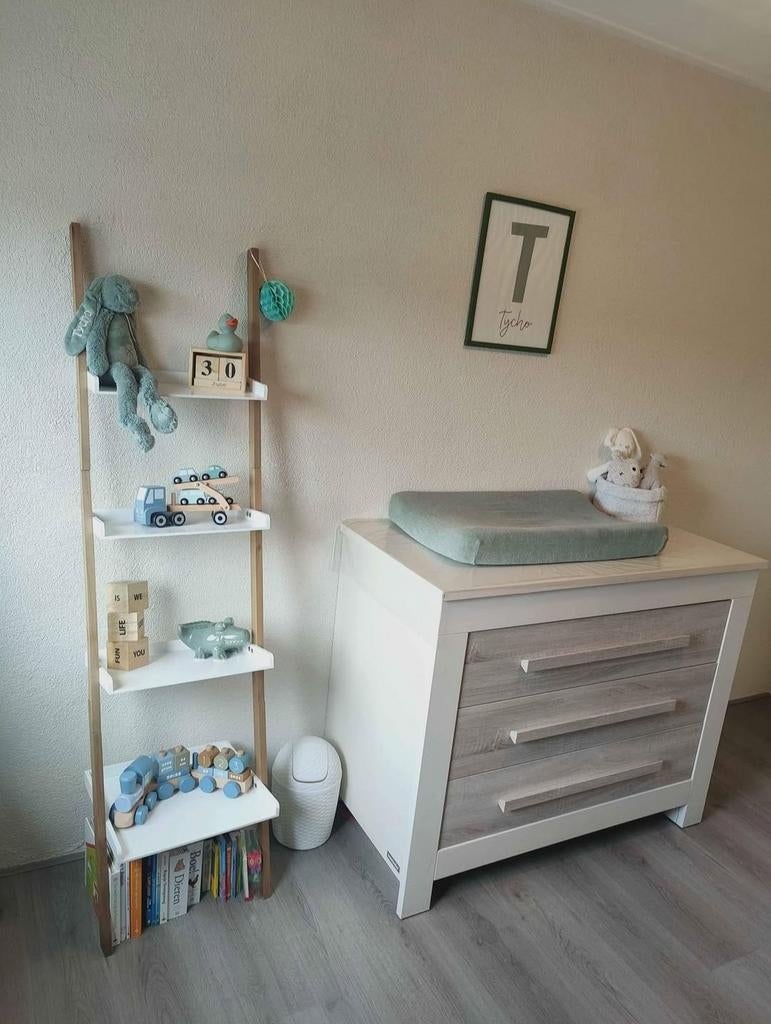 Zgan commode en verstelbare ledikant Interbaby, Kinderen en Baby's, Ophalen of Verzenden, Zo goed als nieuw, Jongetje of Meisje