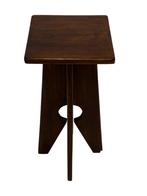 Art Deco bijzettafel zuil jaren 30 minimalist design, Huis en Inrichting, Tafels | Bijzettafels, Ophalen, Gebruikt, Art Deco, Art Deco