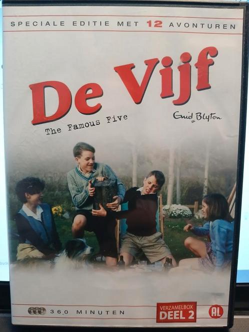 De vijf ( verzamelbox deel 2 ) 3 dvd's / 360 minuten, Cd's en Dvd's, Dvd's | Tv en Series, Zo goed als nieuw, Actie en Avontuur
