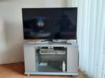 Televisie meubel met 2 glazen deurtjes in zeer goede staat, Huis en Inrichting, Ophalen, Glas, 50 tot 100 cm, Zo goed als nieuw