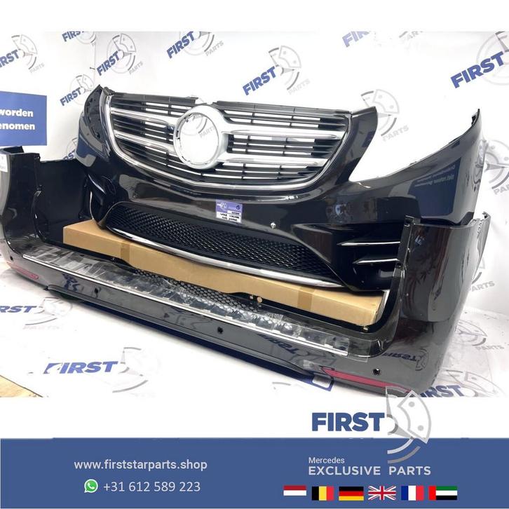 W447 VITO / V KLASSE AMG PAKKET COMPLEET ZWART PDC ORIGINEEL, Auto-onderdelen, Carrosserie en Plaatwerk, Bumper, Mercedes-Benz
