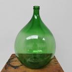 Brocante glazen Dame Jeanne vaas wijnfles, gistfles glas 412, Antiek en Kunst, Curiosa en Brocante, Ophalen of Verzenden