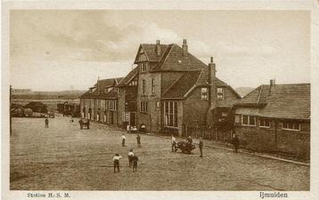 Ansichtkaart H.S.M. station IJmuiden beschikbaar voor biedingen