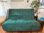 Homestock Theodore 2-zits bank - donkergroen velvet, Ophalen, Gebruikt, Tweepersoons, 75 tot 100 cm